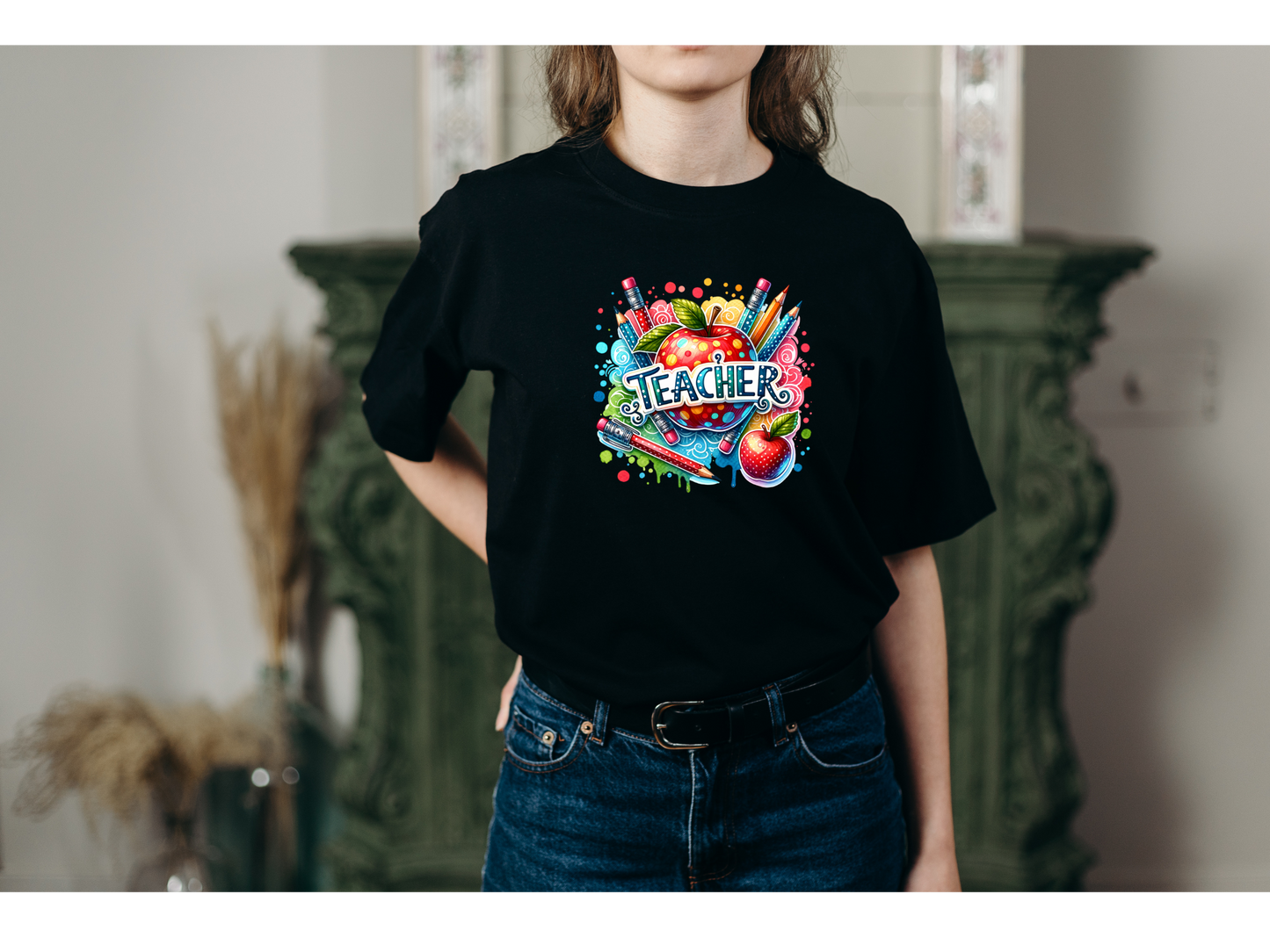 Teacher Colorful Unisex T-Shirt .