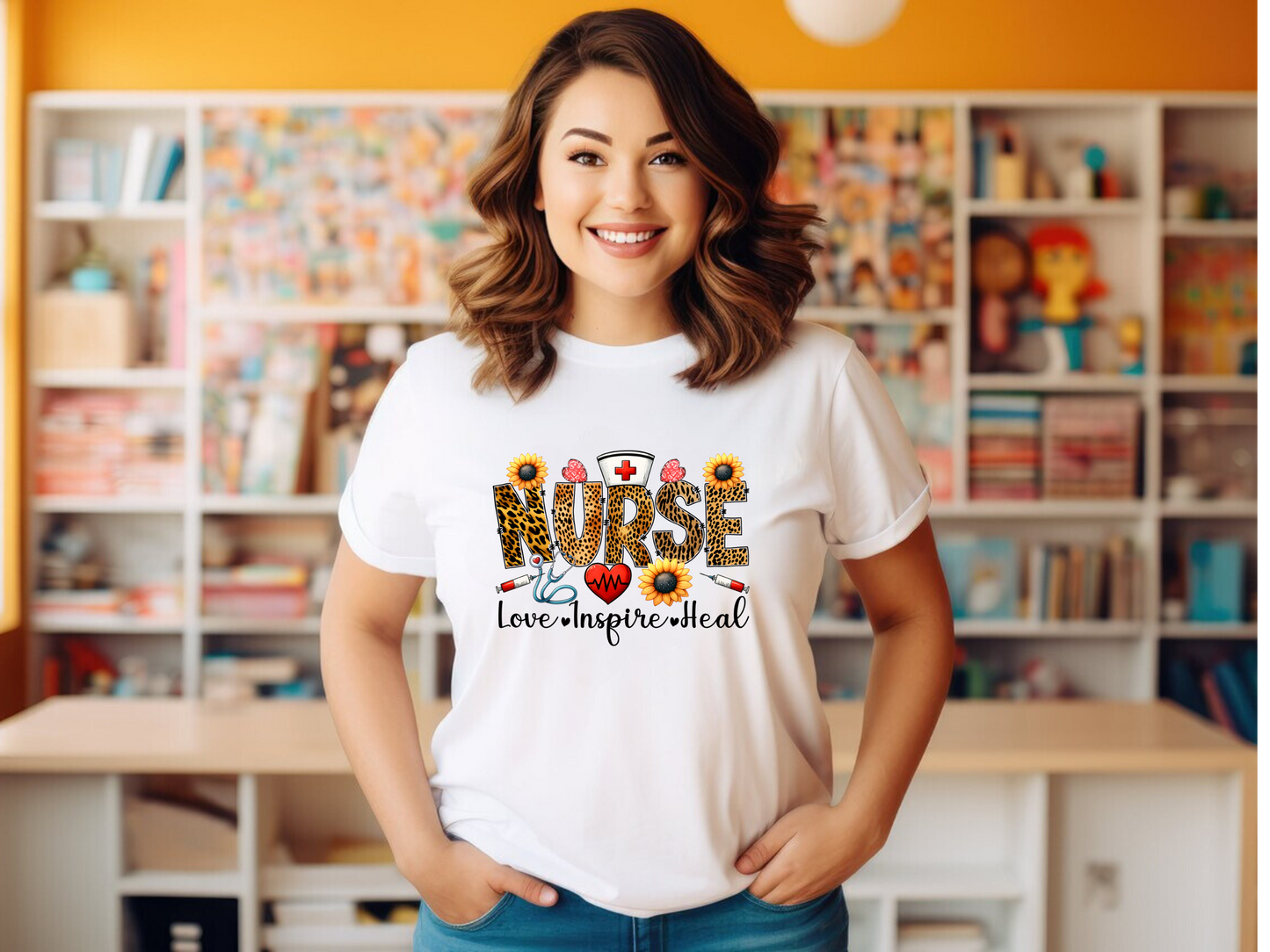 Nurse " Love.Inspire.Heal " T-Shirt