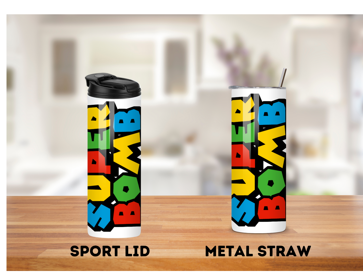 SUPER BOMB 20oz Tumbler.