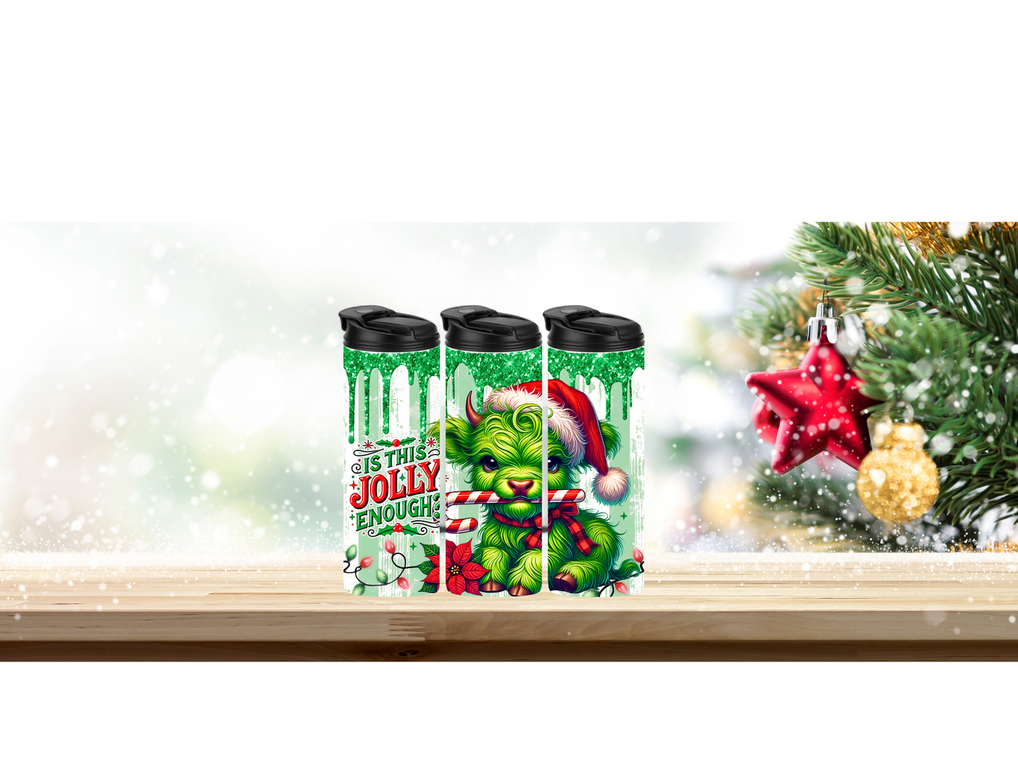 Tumbler 20oz "Is this jolly enough"